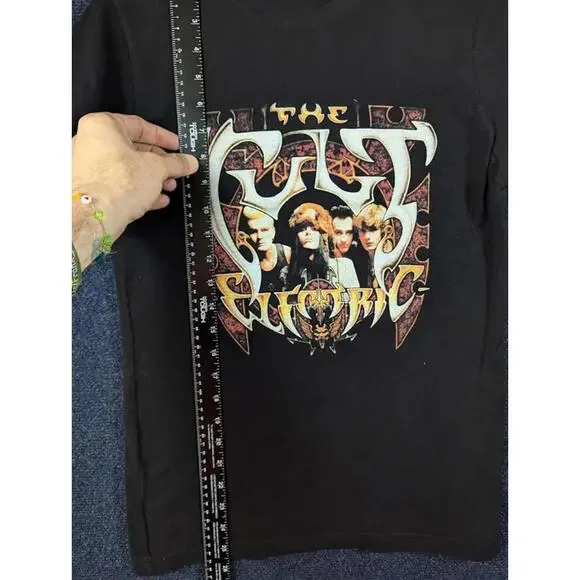 The Cult Electric Summer 87 Retro style Band Tee Wm L Babydoll Fit Rock Grunge - Picture 6 of 6